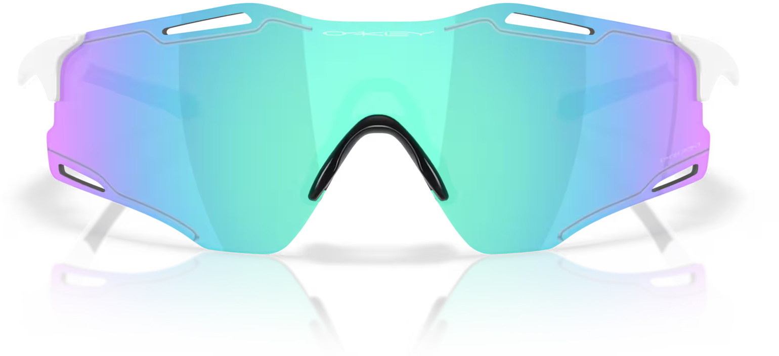 Очки Oakley CYBR ZERO Polished White / Prizm Sapphire фото 2