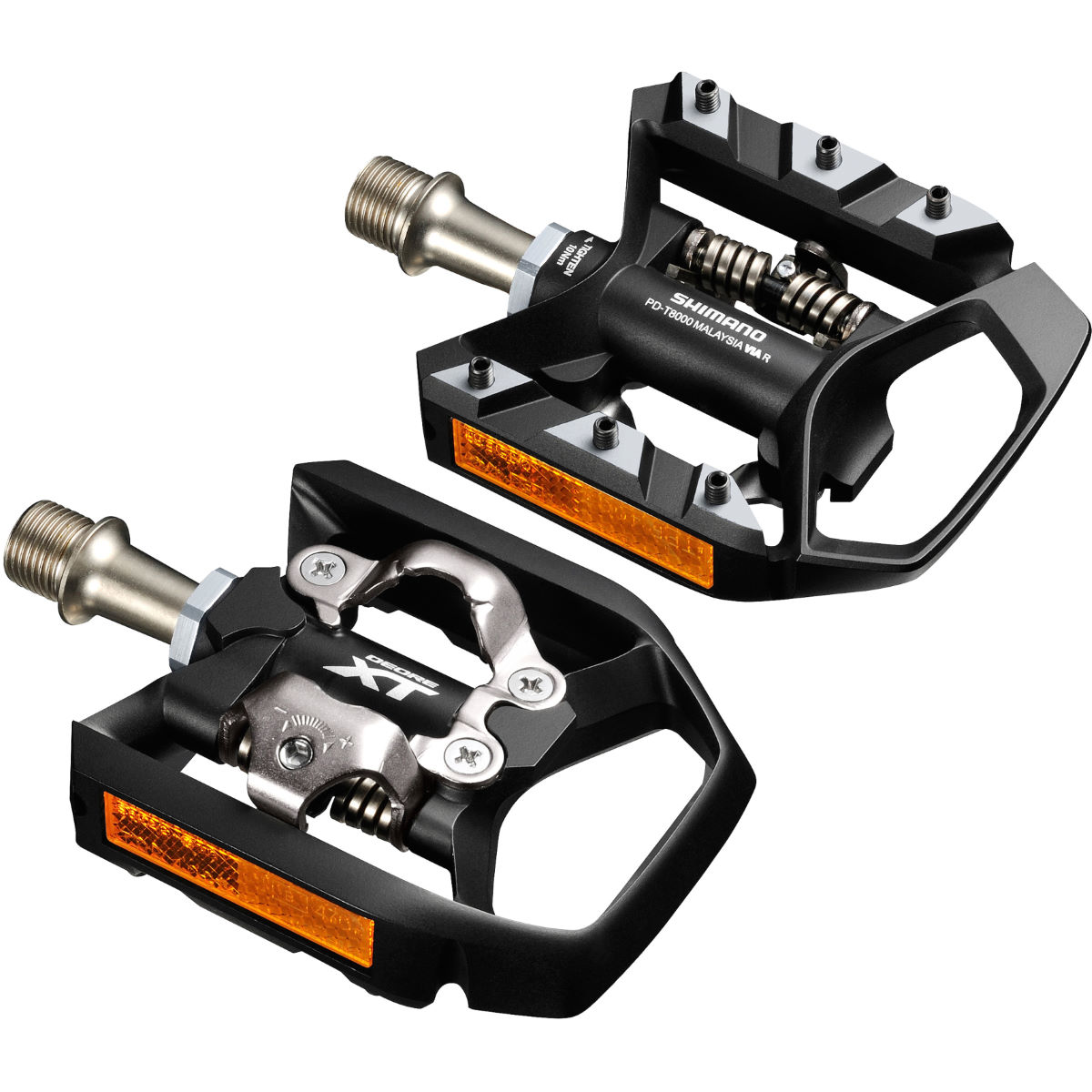 Педалі Shimano PD-T8000 MTB SPD, однобічні. механізм фото 1