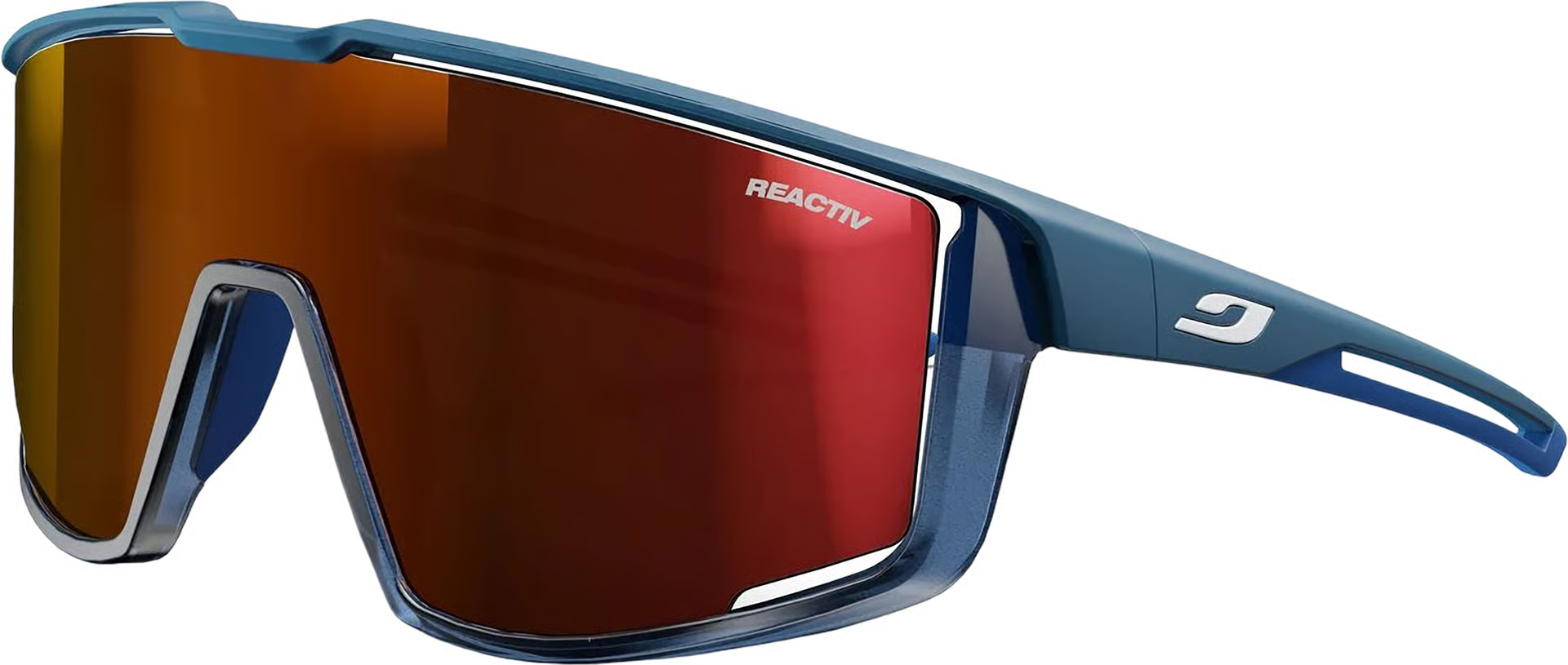 Очки Julbo FURY REACTIV PERFOMANCE 0-3 HIGH CONTRAST, синие, фотохромная линза фото 