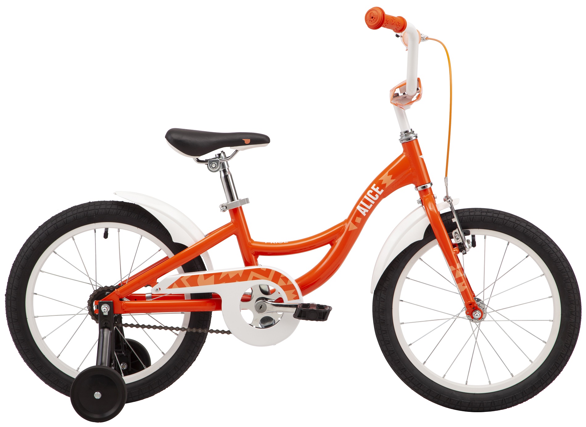 Велосипед 18" Pride ALICE 18 2021 оранжевый фото 