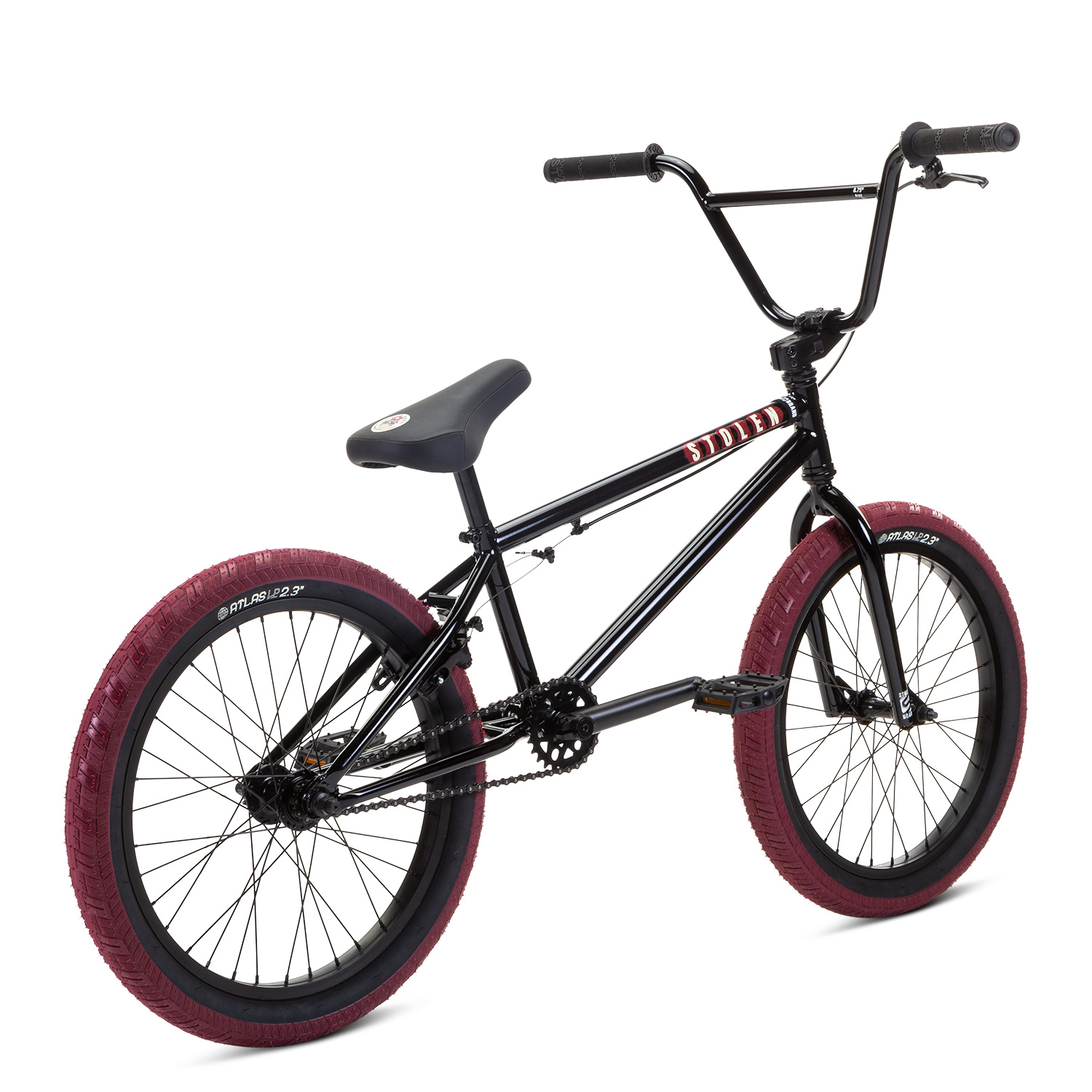Велосипед 20" Stolen CASINO XL 21.00" 2022 BLACK & BLOOD RED (FM seat) фото 3