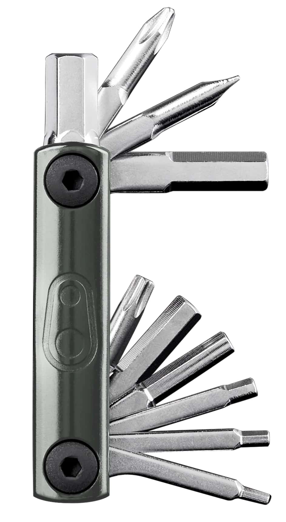 Мультитул Crankbrothers F15, выжимка цепи 8, 9, 10, 11, 12-speed, шестигранник  #2, 2.5, 3, 4, 5, 6, 8, выкрутка, Торкс: T-25 фото 