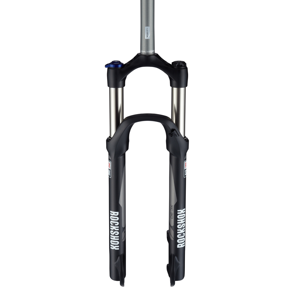 Вилка 26" аморт. под диск Rock Shox XC-30 TK  ход-100, шток 265 мм, 1.5" черн. фото 