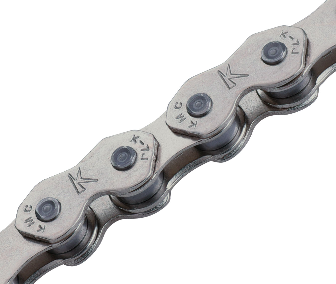 Цепь инд. 112 зв. 1/2x1/8 KMC K1 Wide (K710) silver/silver