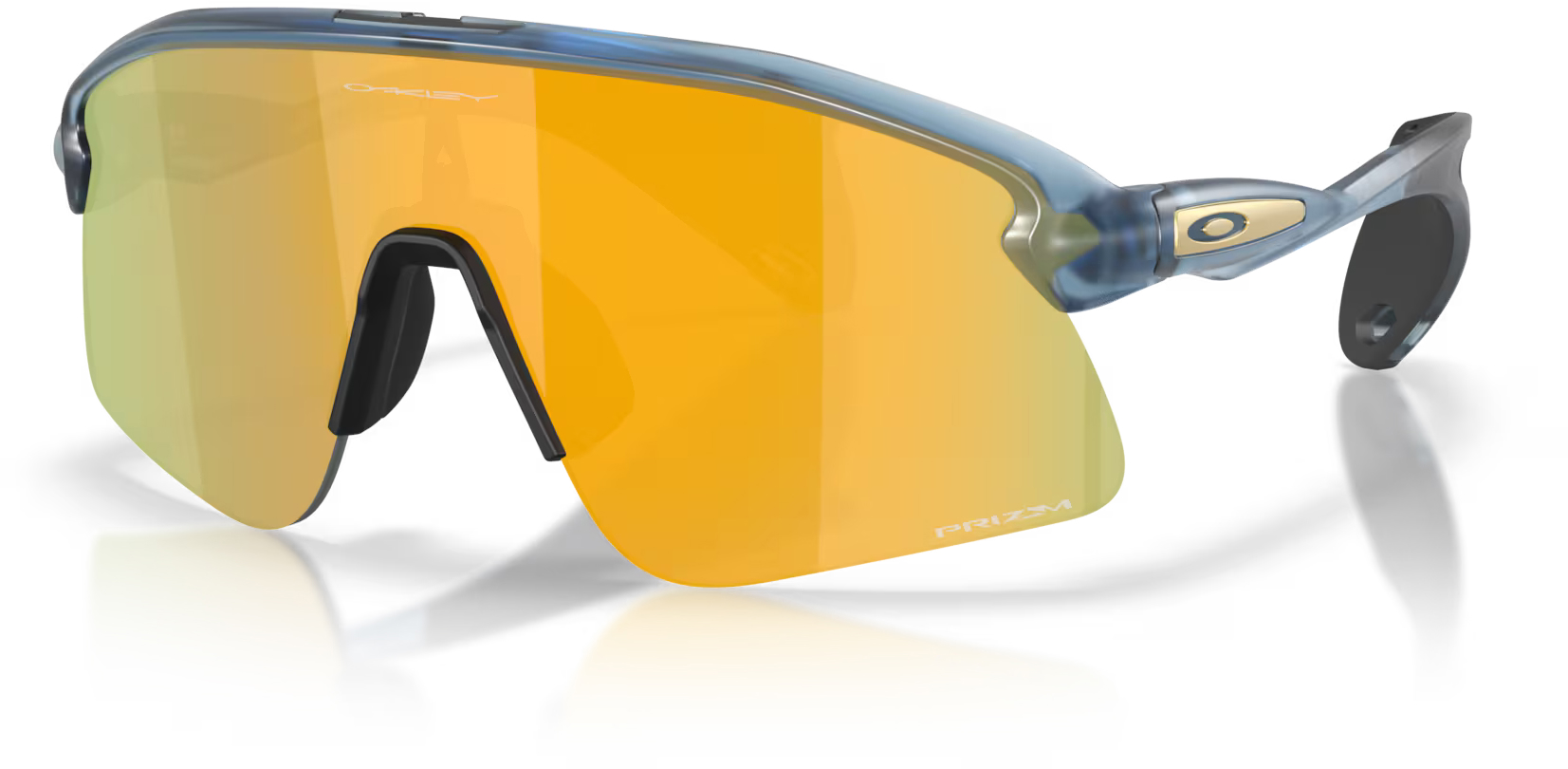 Очки Oakley STUNT DEVIL S Matte Transparent Abyss / Prizm 24K фото 