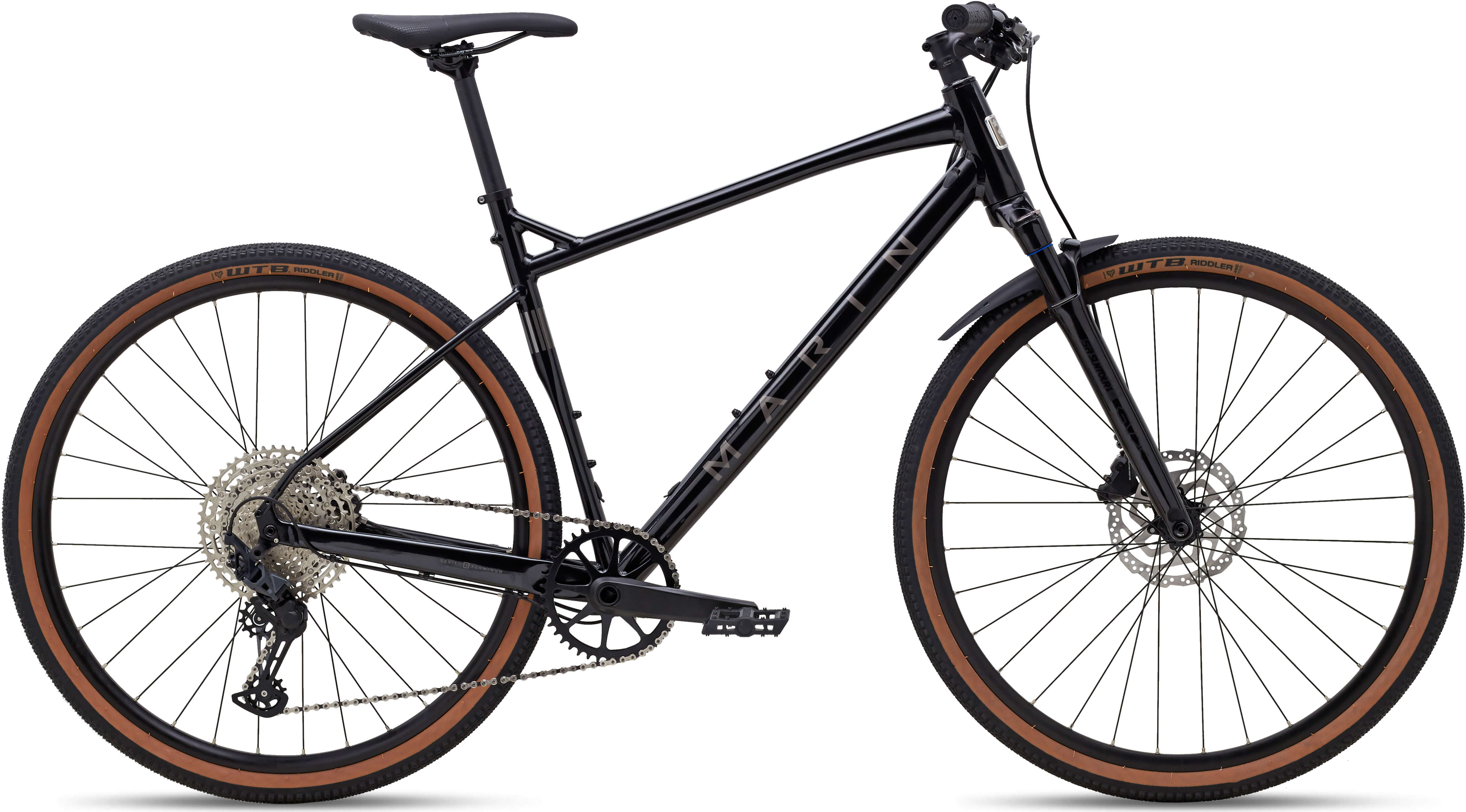 Велосипед 28" Marin DSX FS рама - L 2024 Gloss Black/Grey