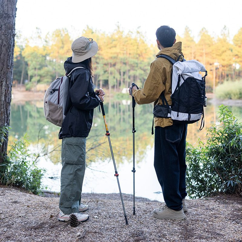 Трекинговая палка Naturehike NH17D001-Z Men, 3 секции, 62-135 см, золотистая, 1 шт фото 6