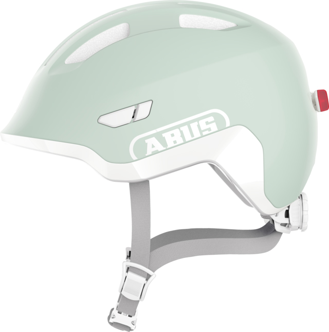 Шолом дитячий ABUS SMILEY 3.0 ACE LED, розмір S (45-50 см), Pure Mint фото 1