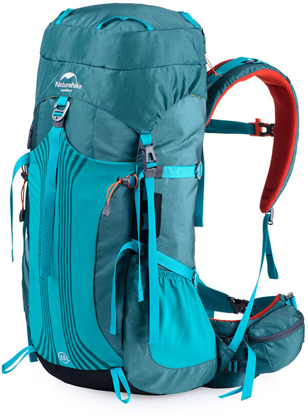 Рюкзак Naturehike NH16Y020-Q, 55 л, блакитний фото 