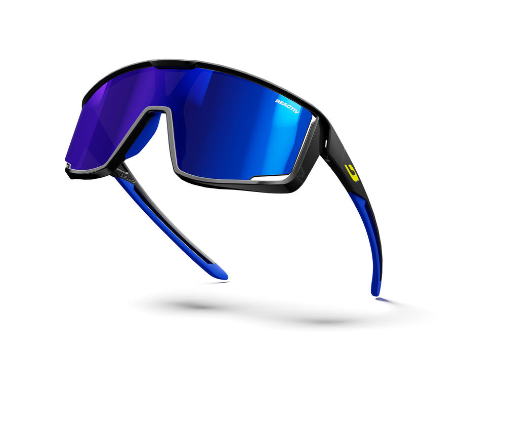 Окуляри Julbo FURY REACTIV PERFOMANCE 1-3 HIGH CONTRAST, чорно-сині, фотохромна лінза фото 6
