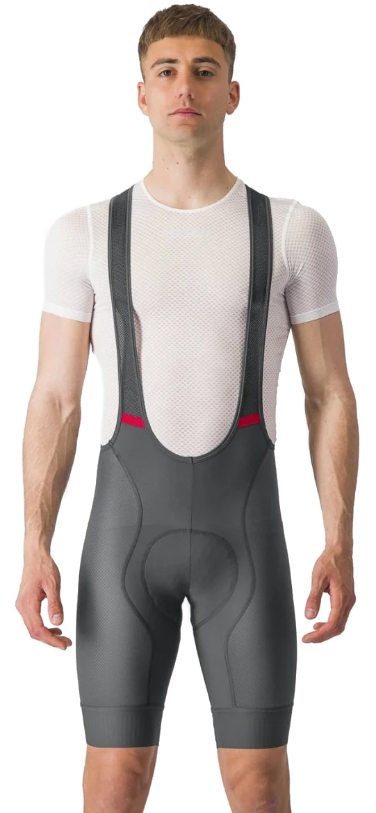 Велотрусы Castelli Competizione на лямках мужские серые XXL фото 