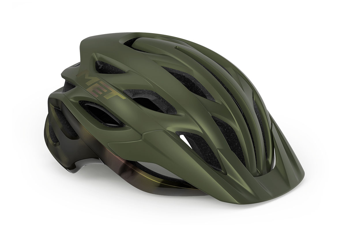 Шлем Met VELENO CE размер L (58-61), olive iridescent matt, оливковый радужный матовый фото 