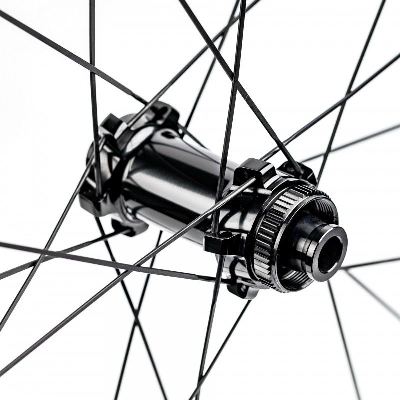 Колесо пер. + задн. 700C ZAAK Gravel Disc HG11/12s 12-100/12-142 Carbon 38mm Clincher/Tubeless CenterLock фото 6