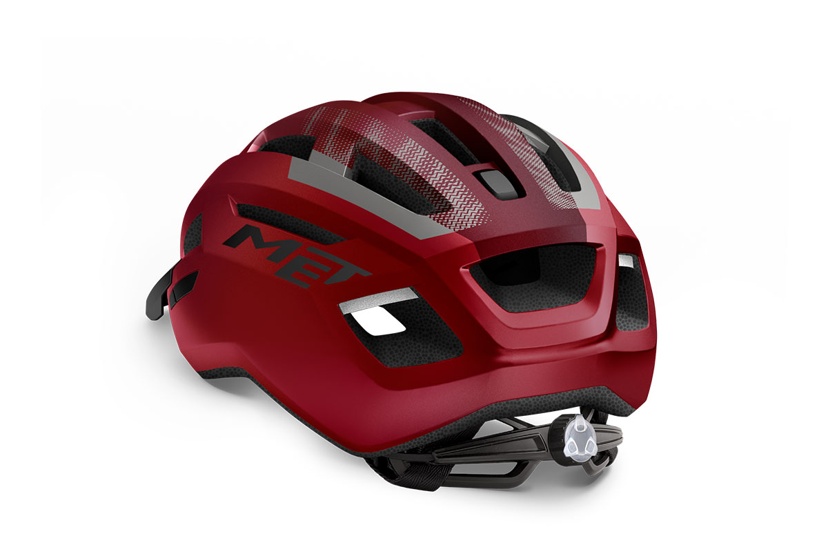 Шлем Met ALLROAD CE размер L, red black matt, черно-красный матовый фото 3