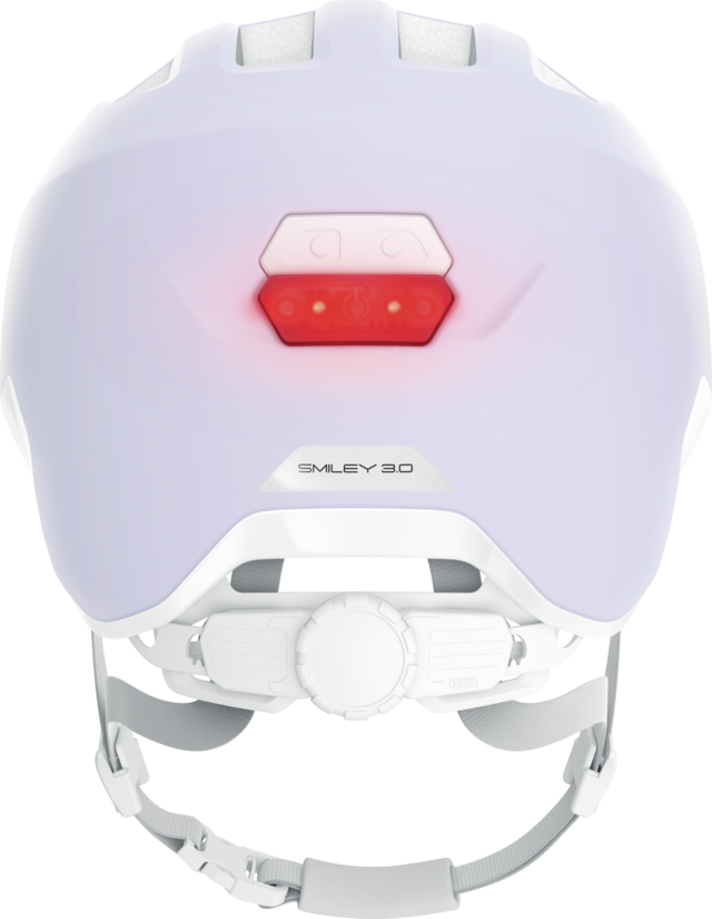 Шлем детский ABUS SMILEY 3.0 ACE LED, размер M (50-55 см), Pure Lavender фото 5