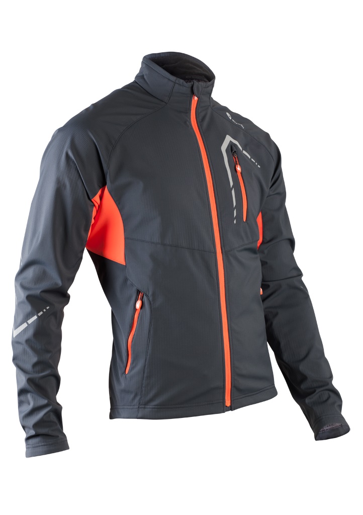 Куртка Sugoi FIREWALL 220 gunmetal/tangerine сіро-помаранчева, XL фото 