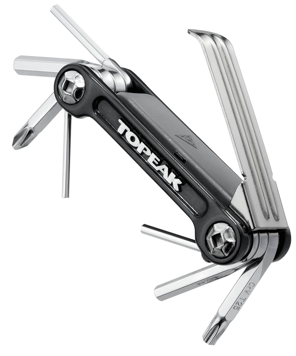 Мультитул Topeak MINI 9 PRO, 9 инструментов, черный фото 