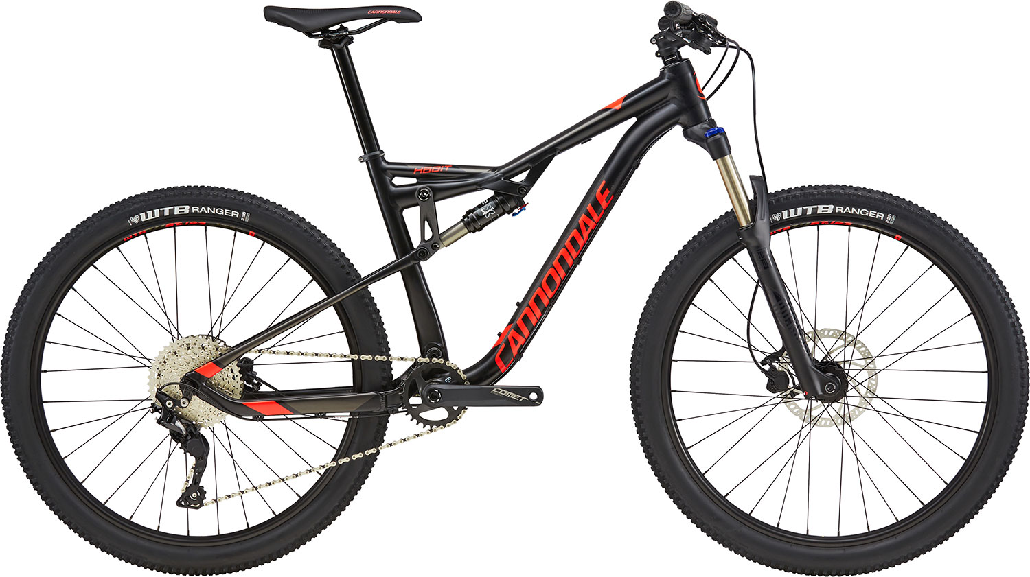 Велосипед 27,5" Cannondale HABIT 6 рама - XL 2018 BLK черный