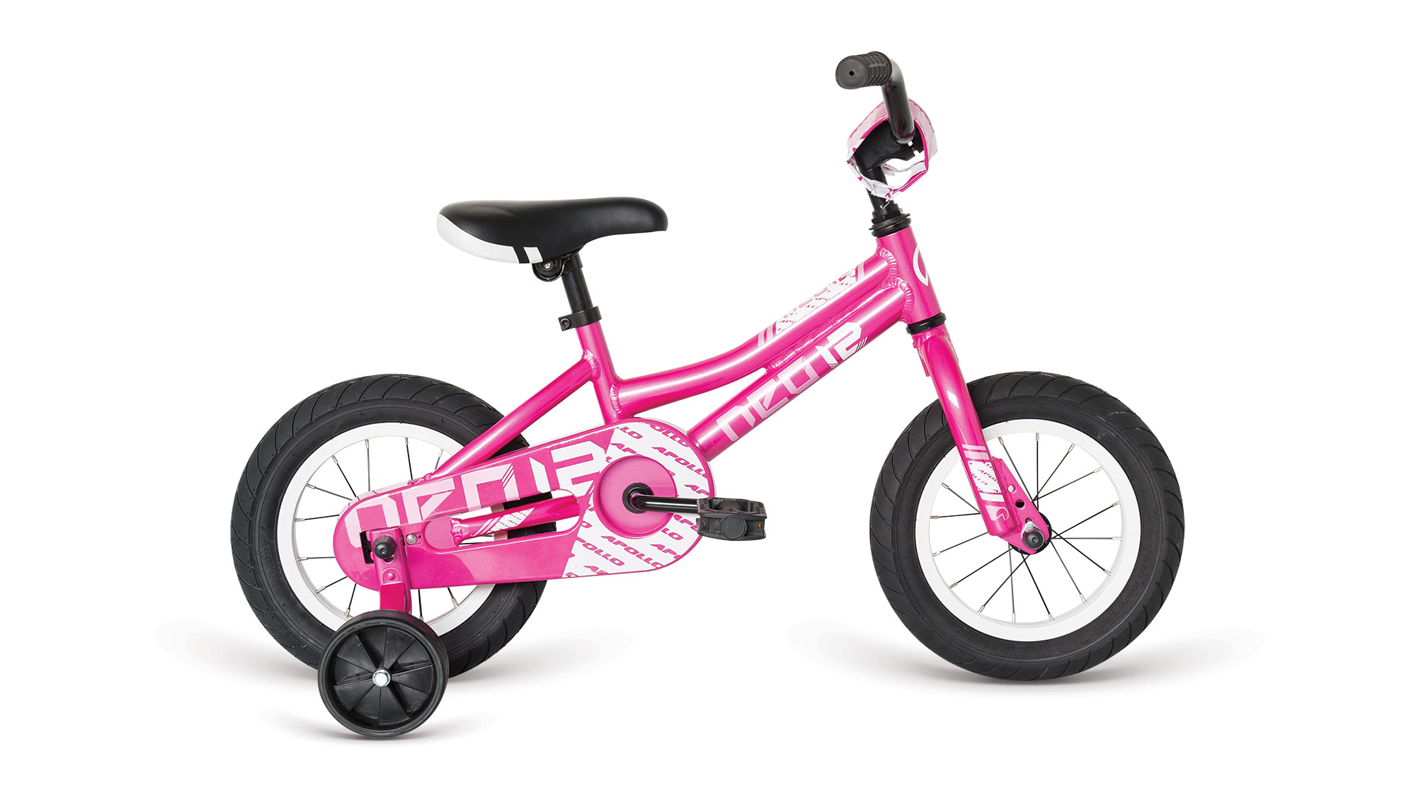 Велосипед 12 "Apollo NEO girls gloss Pink/gloss Pastel Pink/gloss White фото 