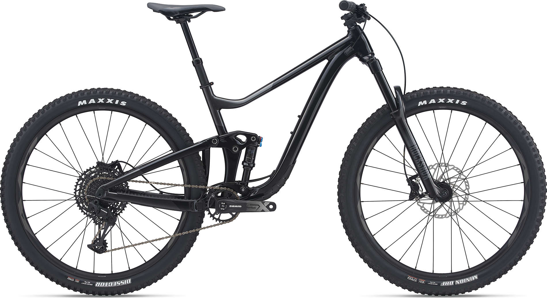 Велосипед 29" Giant TRANCE X 29 3 рама - L Black Chrome A1 фото 