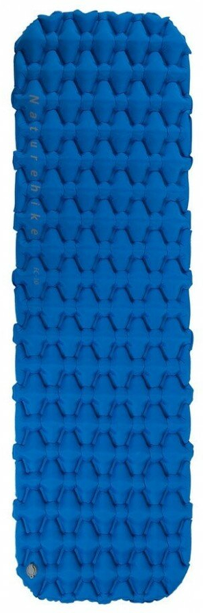 Коврик надувной Naturehike FC-10 NH19Z032-P 195x59x6.5 см, голубой фото 
