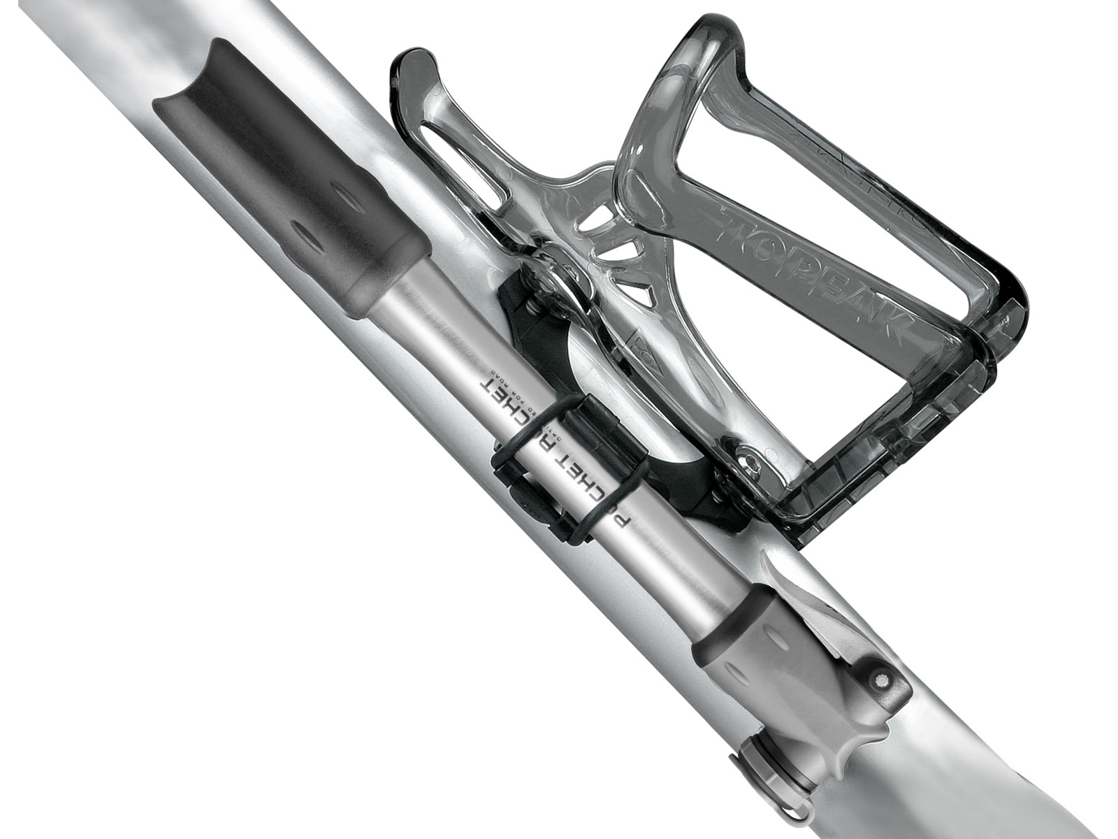 Мінінасос Topeak POCKET ROCKET, 160psi, сірий фото 3