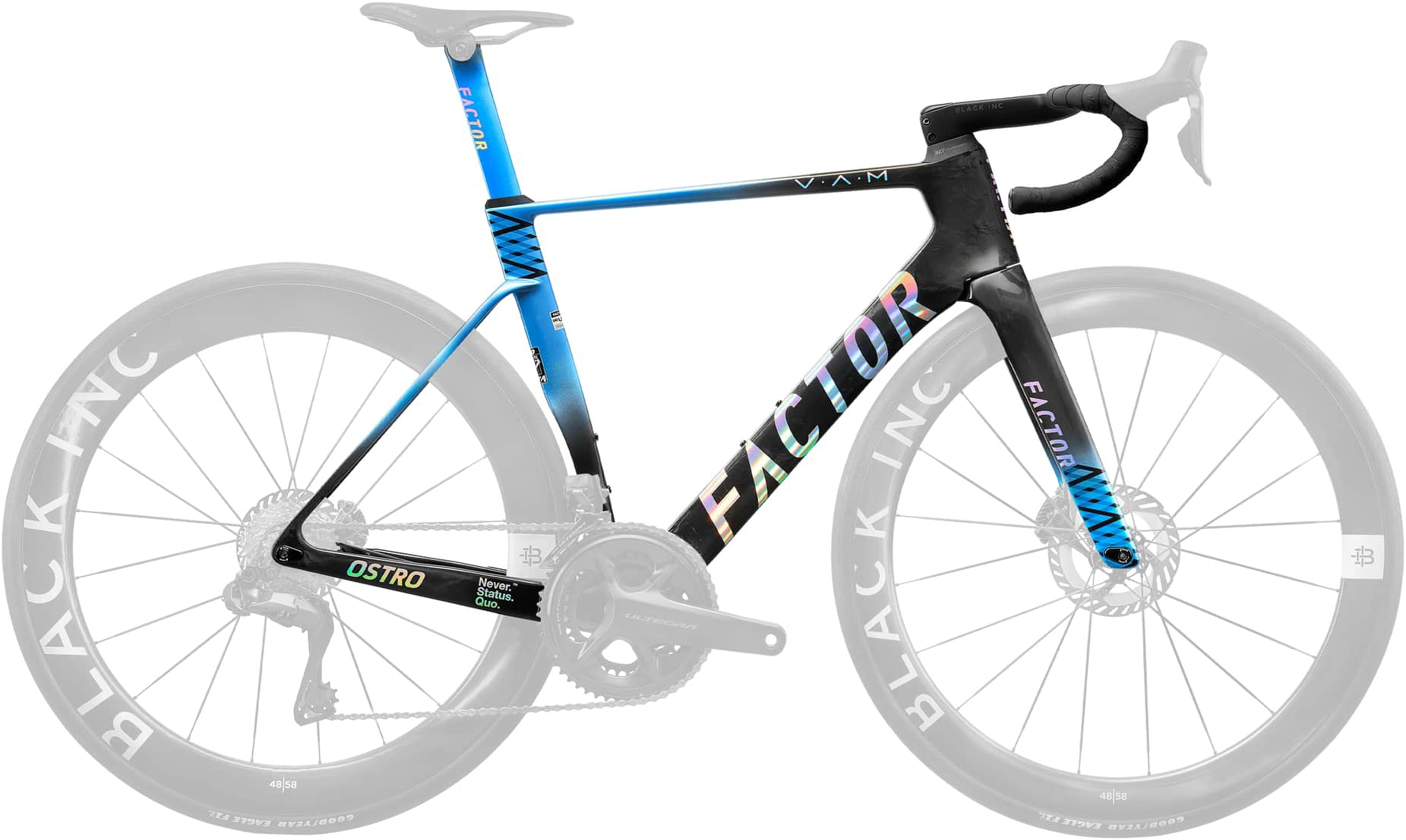 Фотографія Рама 28" Factor ROAD OSTRO VAM 2.0 Bar 40x90 рама - 54 см Icon Blue 1 Рама 28" Factor ROAD OSTRO VAM 2.0 Bar 40x90 рама - 54 см Icon Blue фото 1