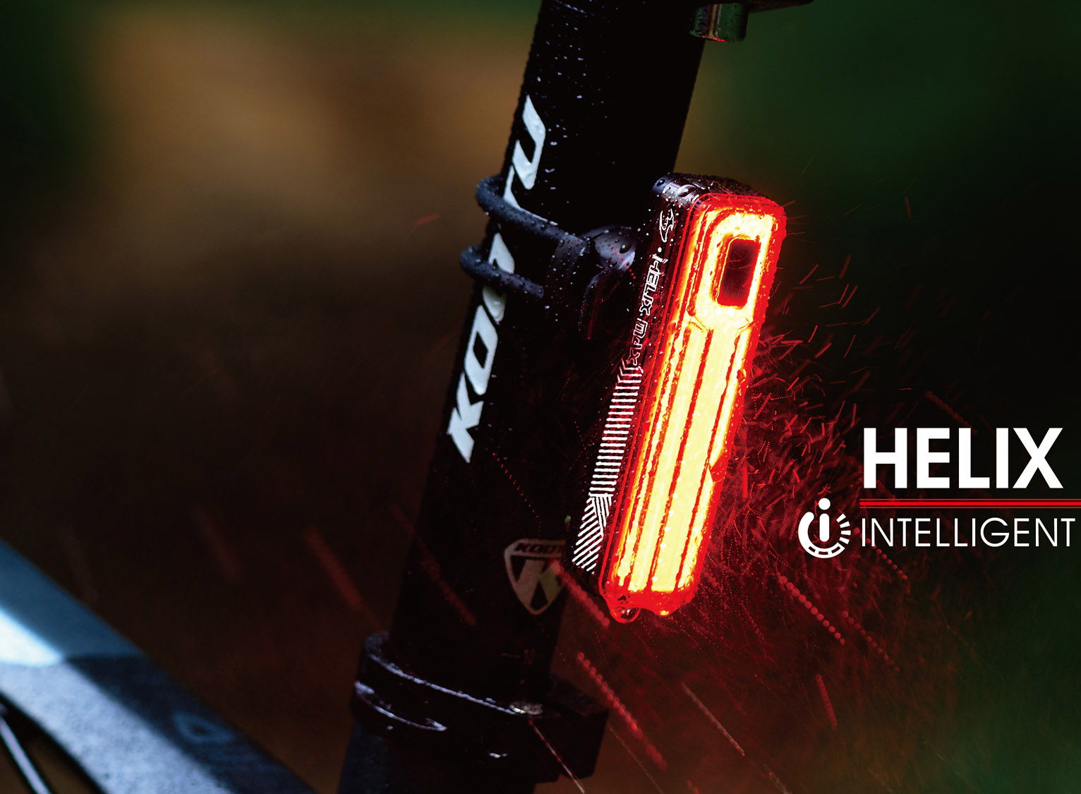 Мигалка задня Moon Helix PRO 150LM вбудований аккум, USB TYPE-C кабель, чорна фото 3