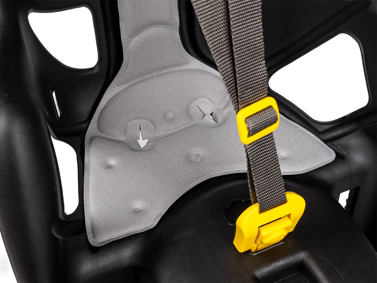 Сиденье задн. Bellelli Pepe Clamp до 22кг, черное фото 5