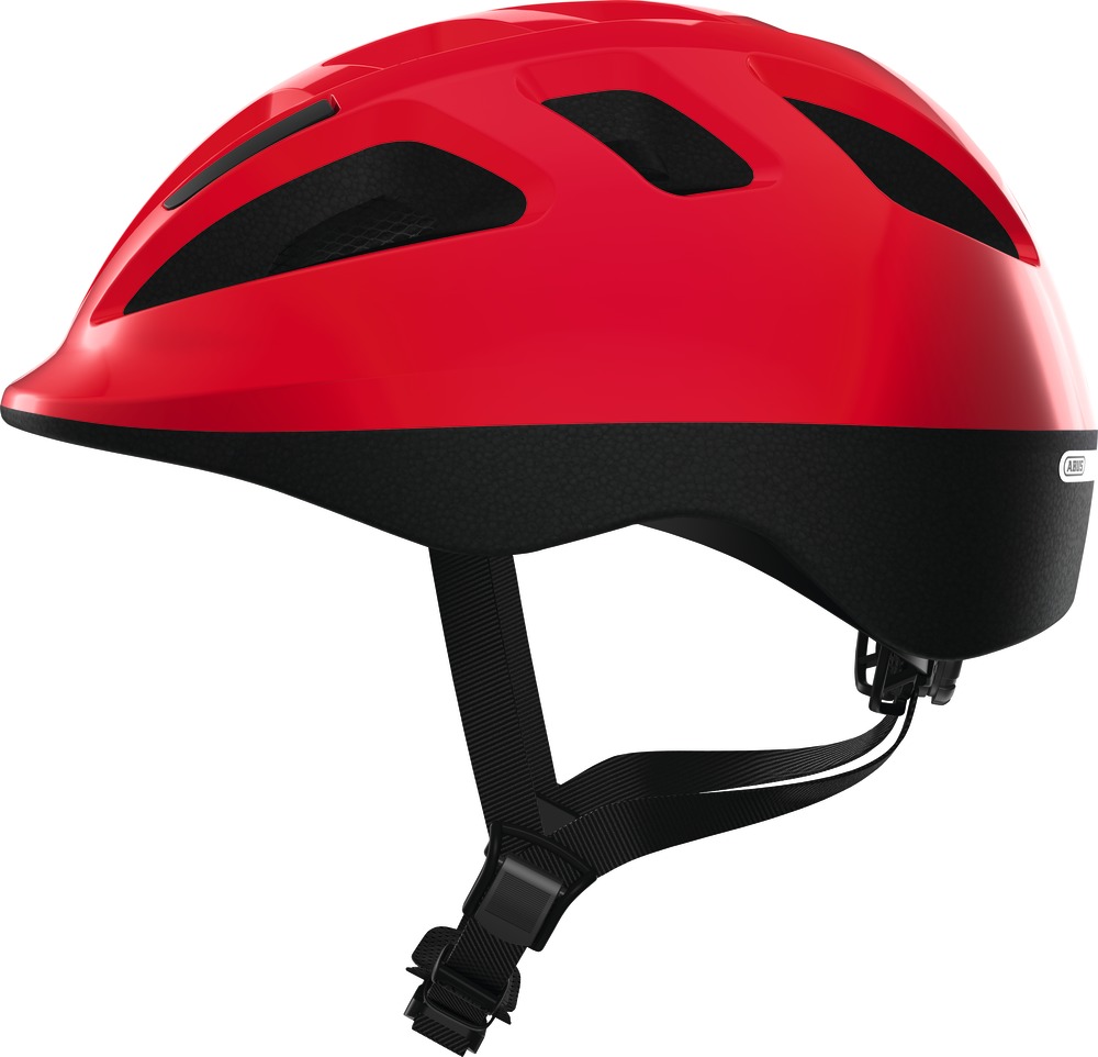 Шлем детский ABUS SMOOTY 2.0, размер S (45-50 см), Shiny Red, красный