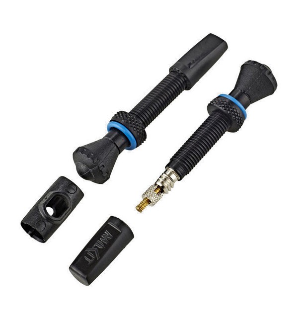 Вентиль MilKit Valve Pack для безкамерних ободів, 45мм, алюм. (2 шт) фото 