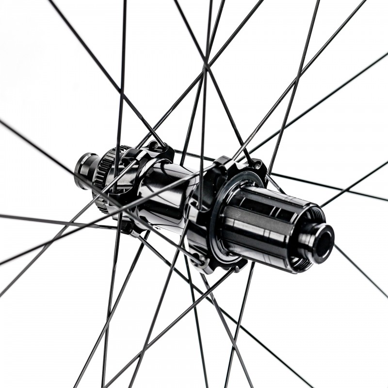 Колесо пер. + задн. 700C ZAAK Gravel Disc HG11/12s 12-100/12-142 Carbon 38mm Clincher/Tubeless CenterLock фото 5