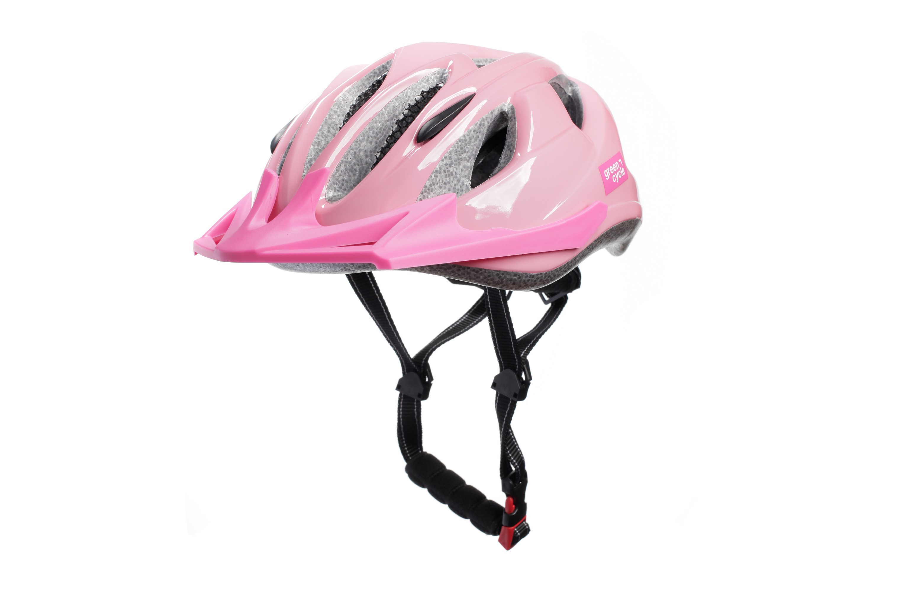 Шлем детский Green Cycle FRIDA размер 50-56см розовый лак фото 1