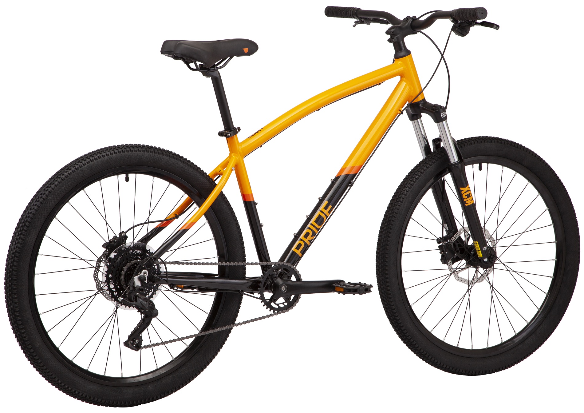 Велосипед 27,5" Pride RAGGEY рама - M 2022 помаранчевий фото 3