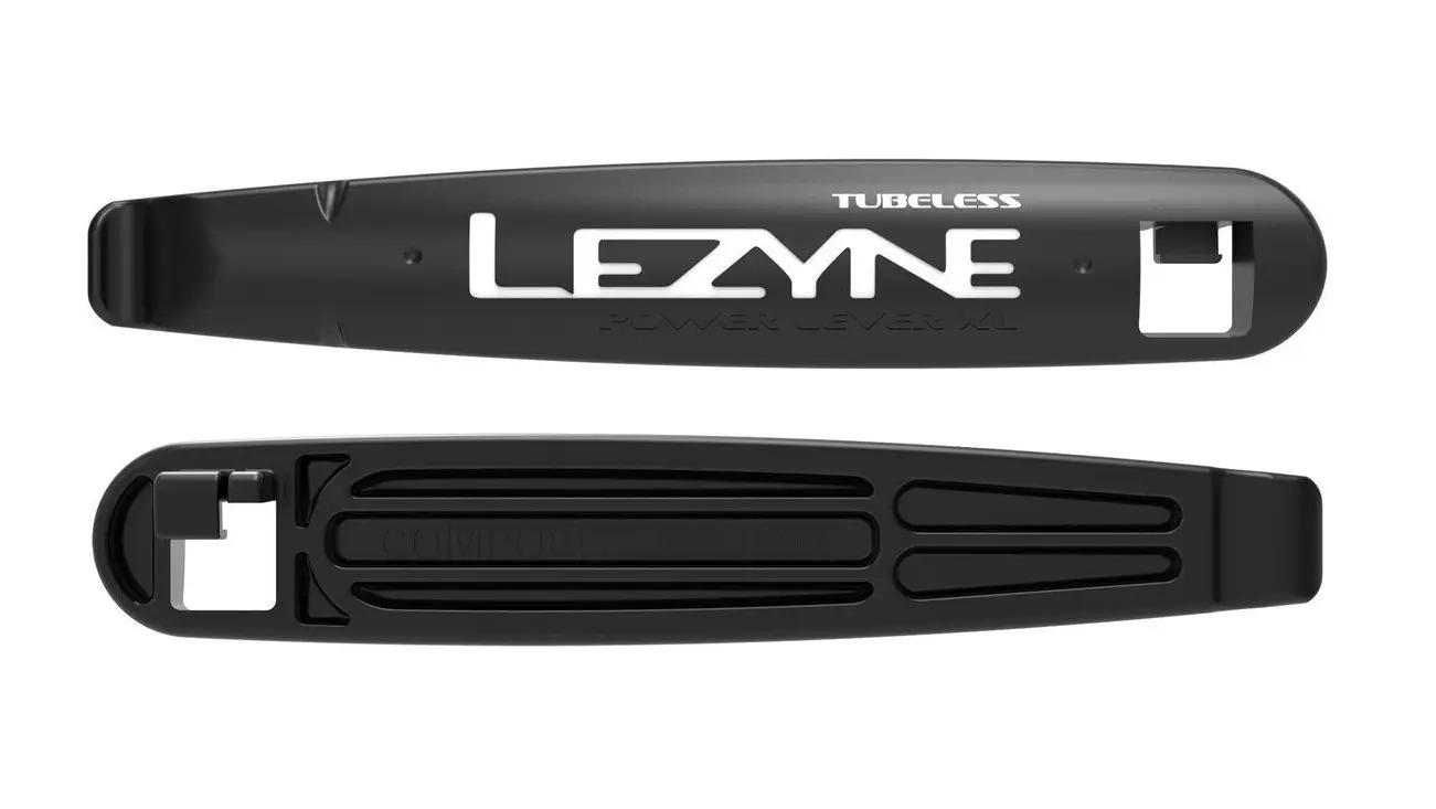Лопатки бортировочные Lezyne TUBELESS POWER XL TIRE LEVER, комплект 2 шт, черные фото 
