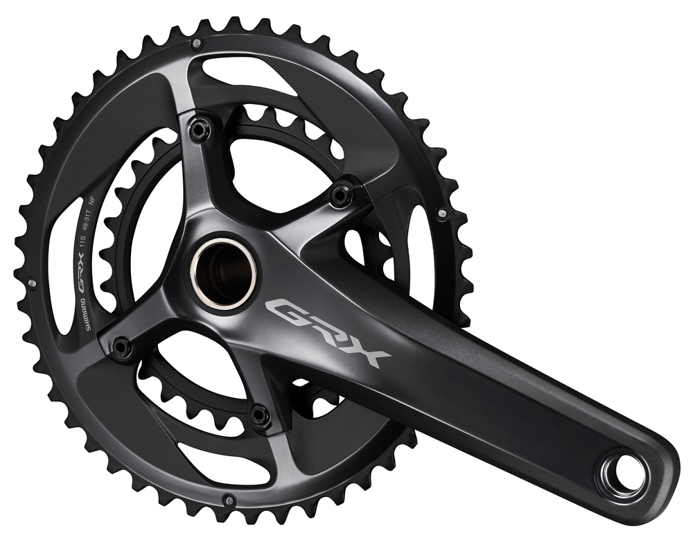 Шатуны Shimano FC-RX810-2 GRX, Hollowtech II, 172.5 мм, 2x11, 48x31, без каретки фото 