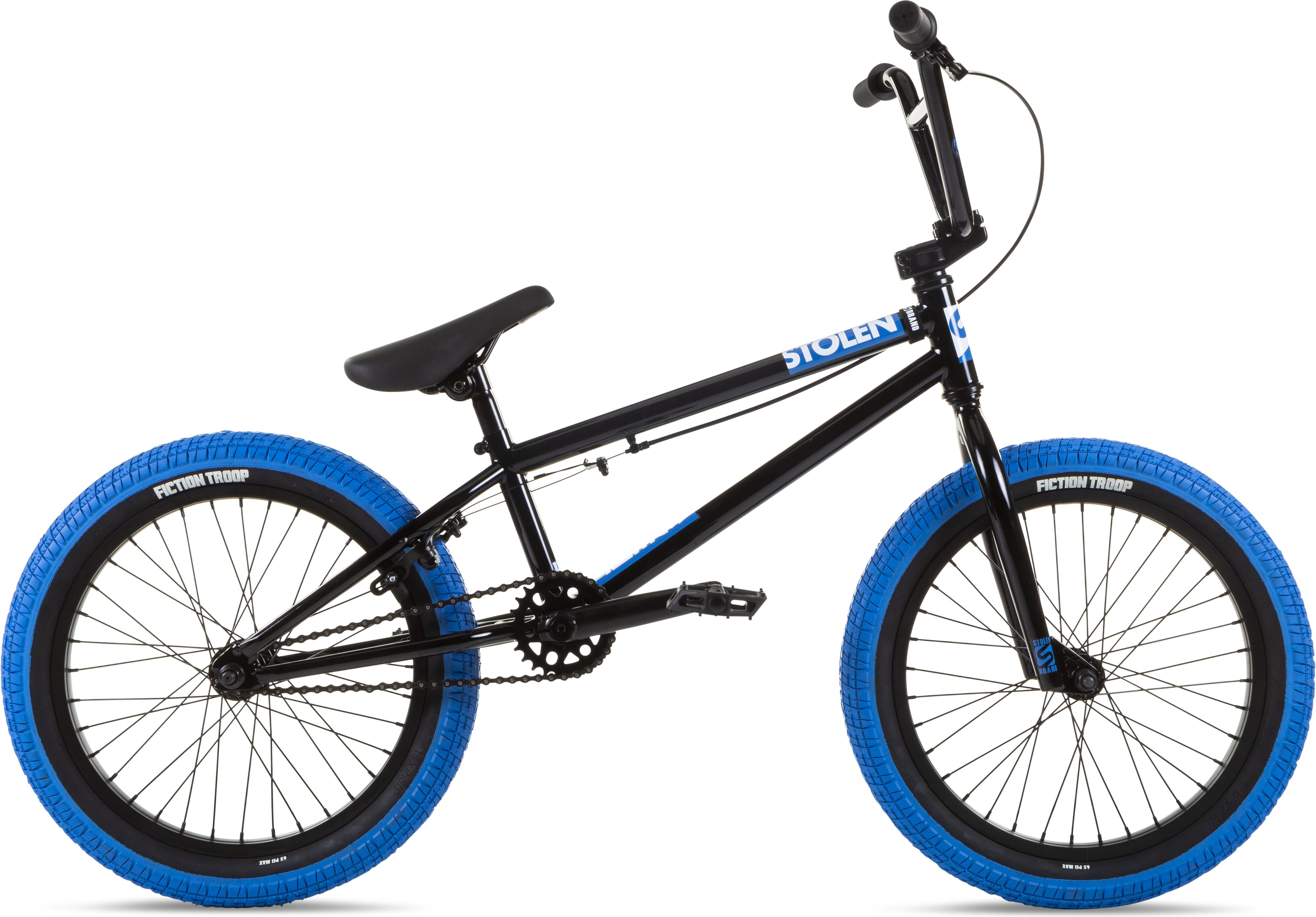 Велосипед 18" Stolen AGENT 18.00" BLACK W/ DARK BLUETIRES A3 фото 