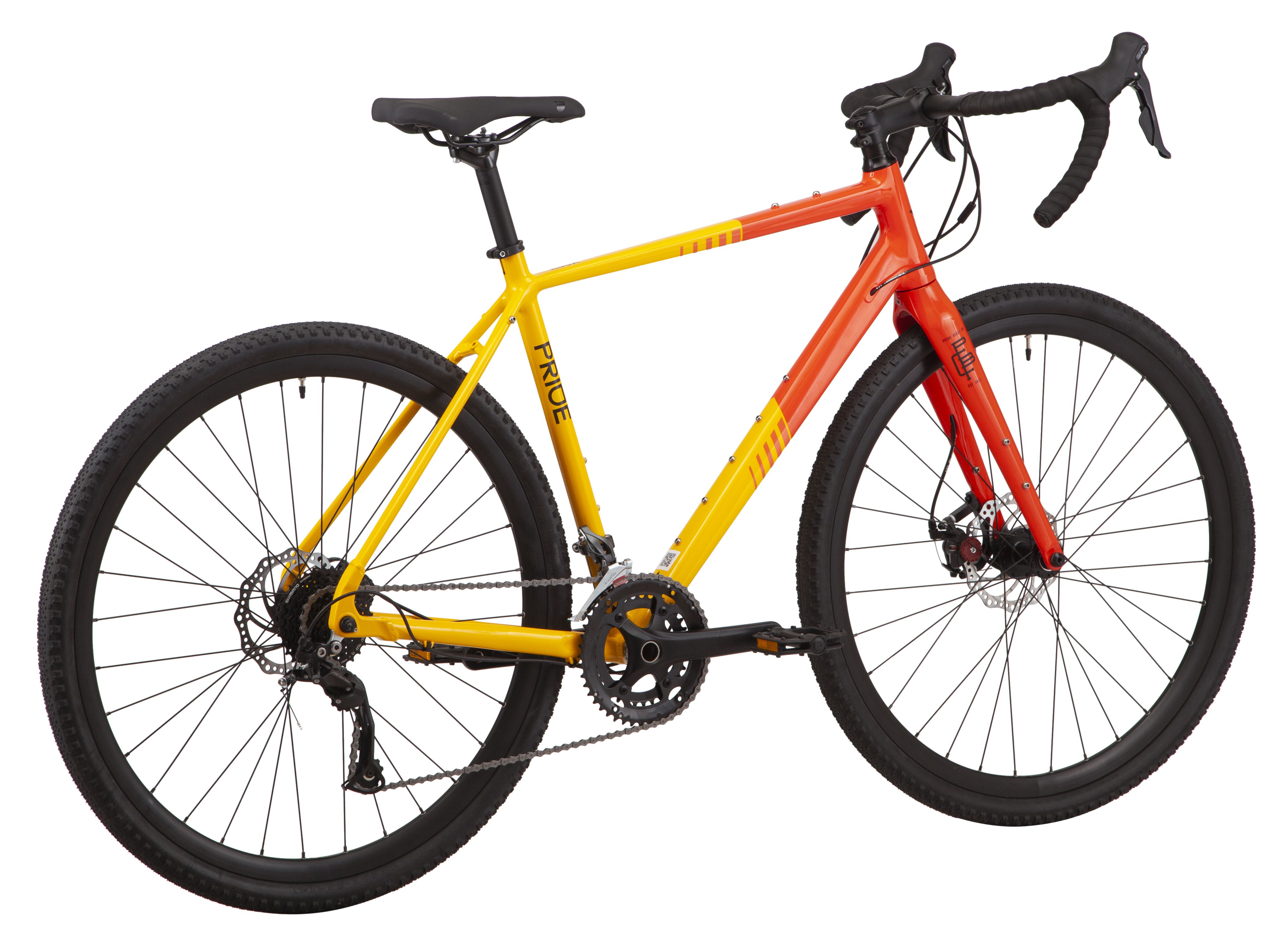 Велосипед 28" Pride ROCX 8.2 CF рама - XL желтый A4 фото 3