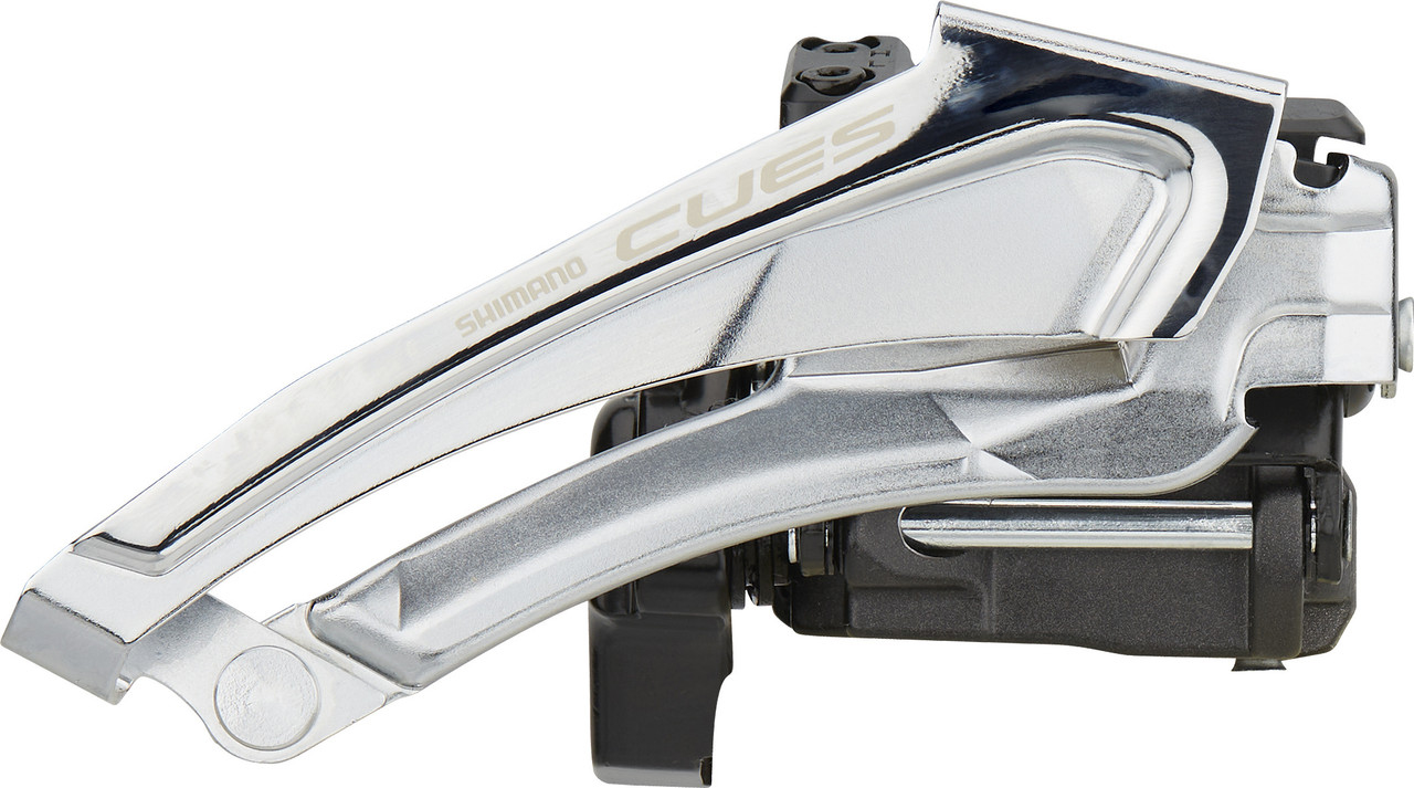 Переключатель пер. Shimano FD-U6010-L CUES, 2x10/11-ск., LOW CLAMP, TOP-SWING, макс. 40/46T фото 