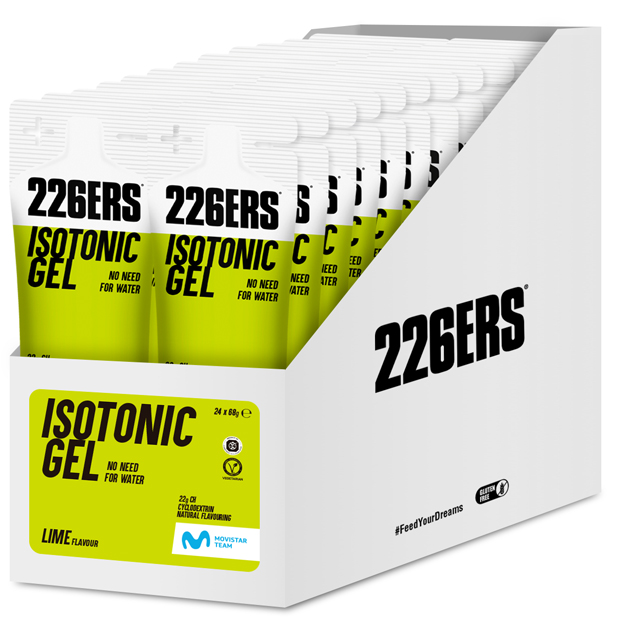 Гель 226ERS Isotonic Energy 22г вуглеводів лайм 68г 24шт/уп 1632г фото 