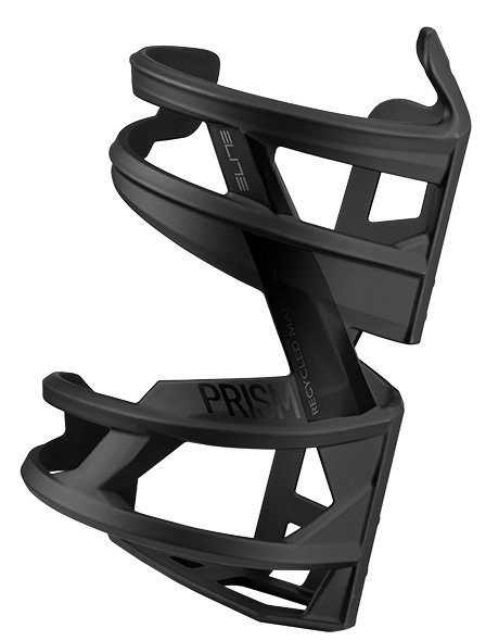 Флягодержатель ELITE PRISM RECYCLED L, черный матовый, левая сторона фото 