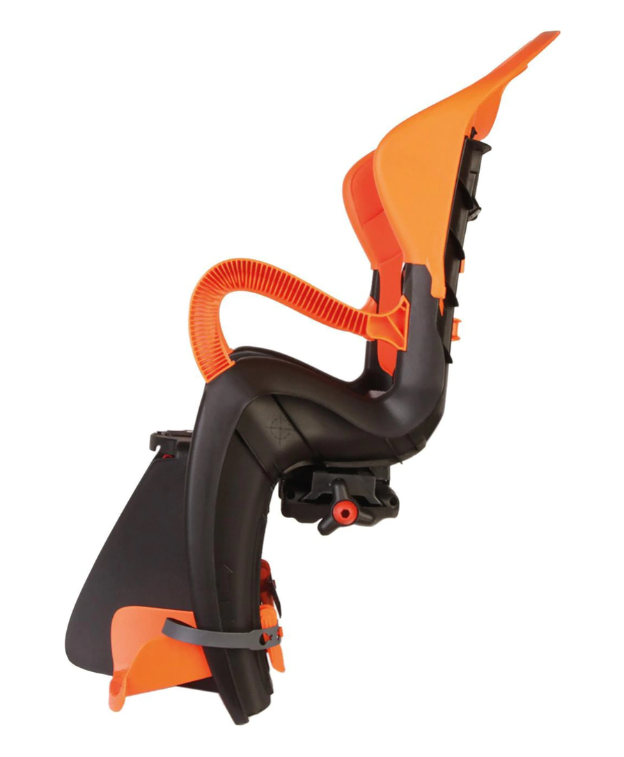 Сиденье задн. Bellelli Tiger Relax B-fix до 22кг, чёрно-оранжевое с оранжевой подкладкой фото 2