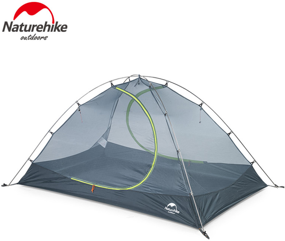 Палатка двухместная Naturehike NH15Z006-P, темно-зеленая фото 3