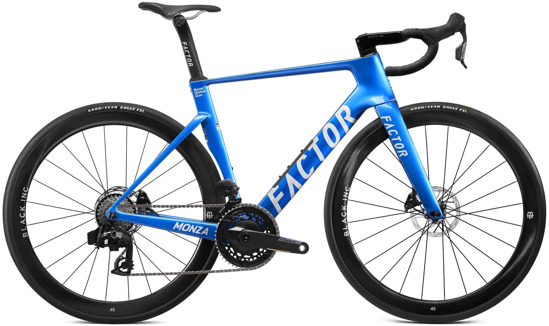 Велосипед 28" Factor ROAD MONZA Sram Force 172,5/Bi 45CD рама - 56 см Solar Blue фото 
