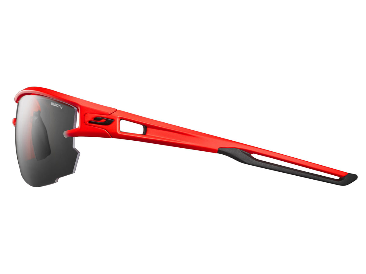 Очки Julbo AERO REACTIV PERFOMANCE 1-3 LIGHT AMPLIFIER, черно-красные, фотохромная линза фото 2
