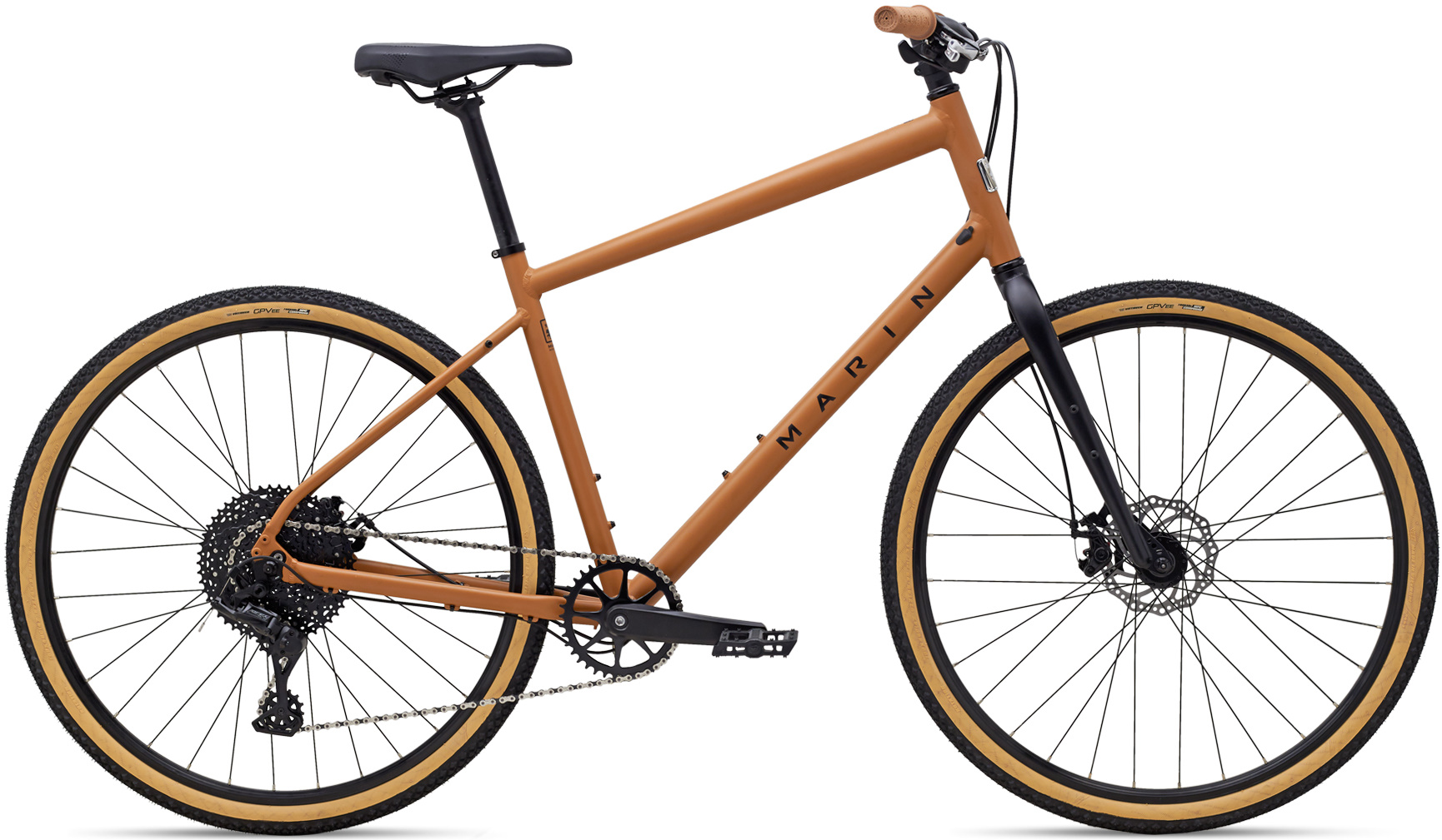 Велосипед 28" Marin KENTFIELD 2 рама - XL Satin Tan/Black A3 фото 