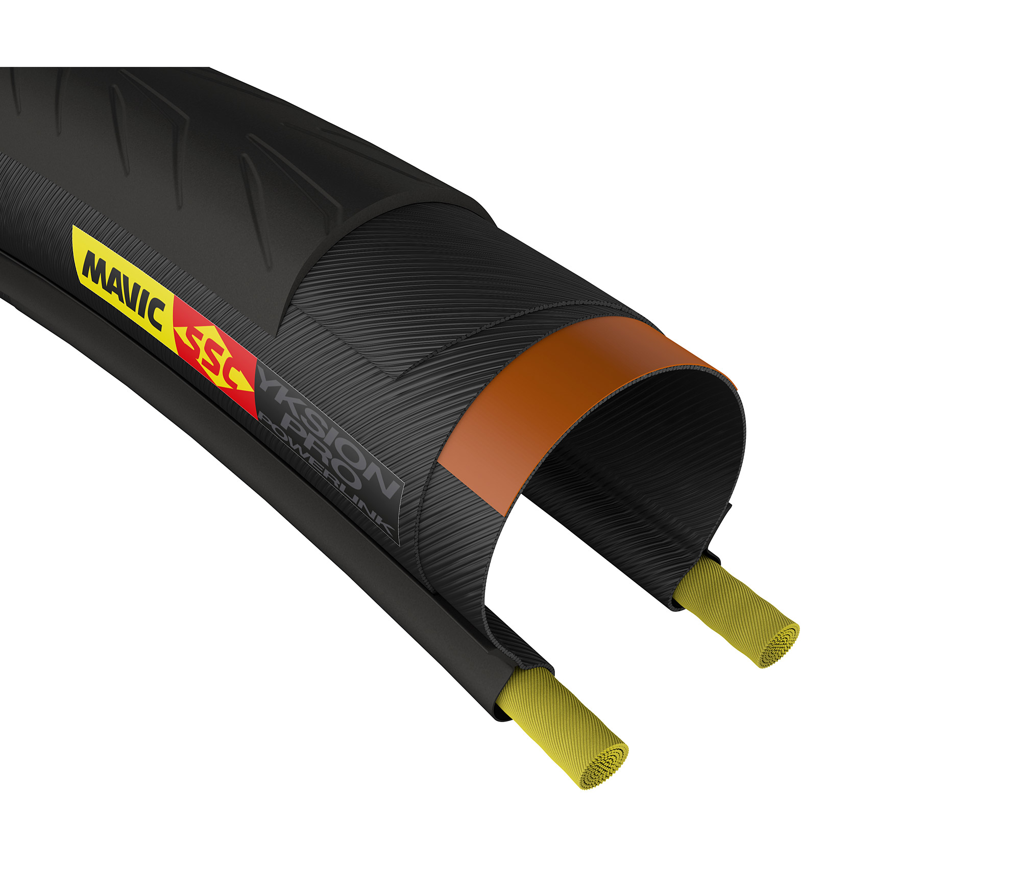 Покришка 700x25C (25-622) Mavic YKSION PRO POWERLINK, Folding SSC 127 TPI фото 2