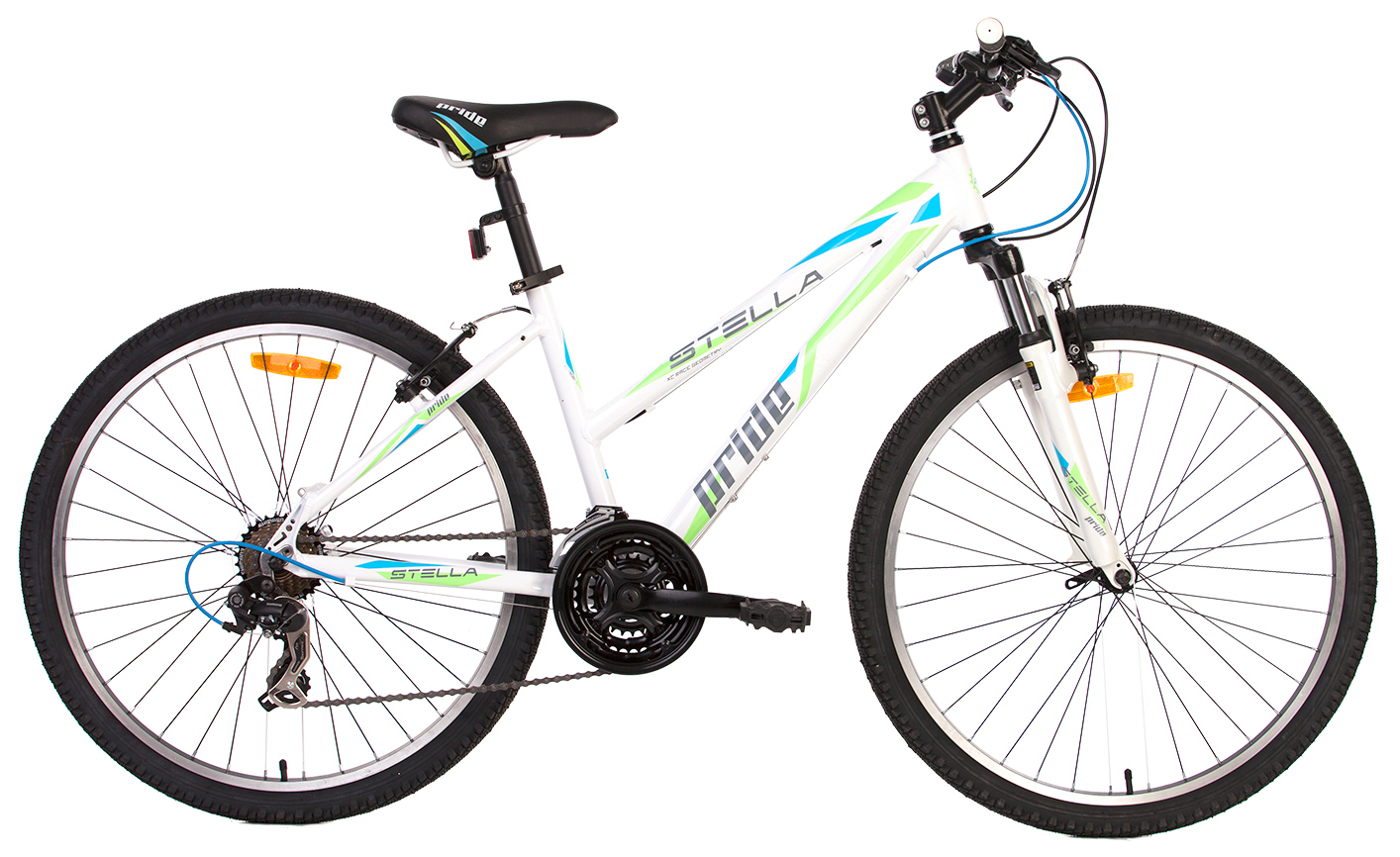 Велосипед 26 "Pride STELLA рама - 16" біло-синій 2014 фото 