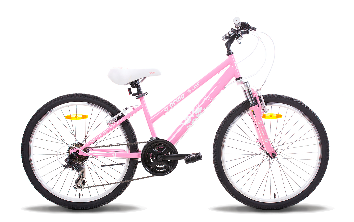 Велосипед 24" Pride LANNY розово-белый 2014 фото 