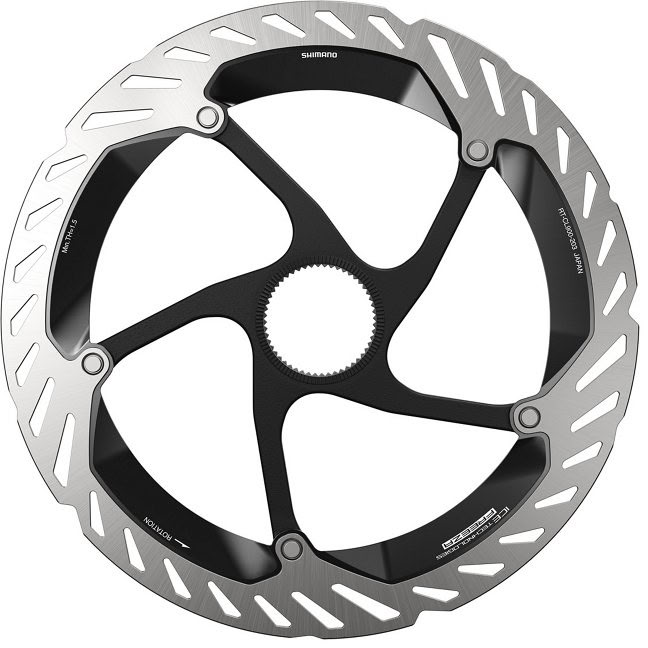 Ротор Shimano RT-CL900-L-E ICE TECH FREEZA, 203 мм, CENTER LOCK, гайка із зовнішніми зачепами фото 